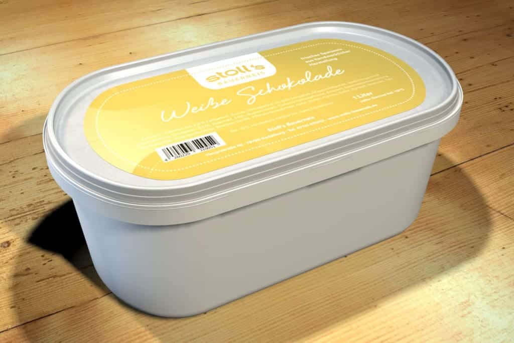 Weiße Schokolade Eis