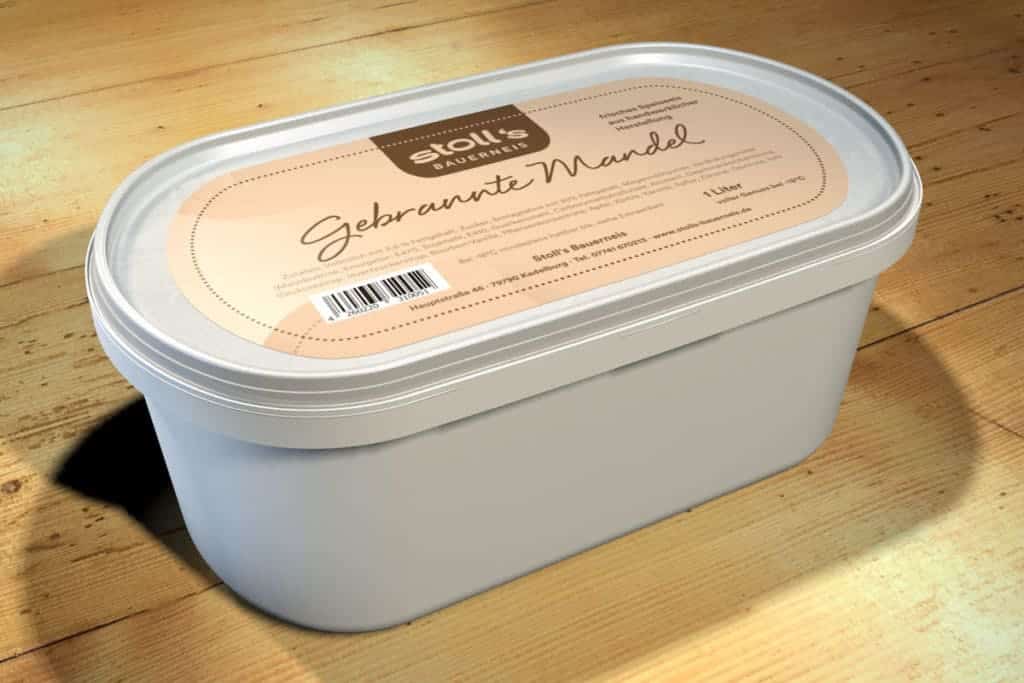 Gebrannte Mandel Eis