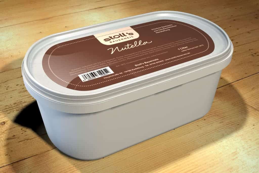 Nutella Eis